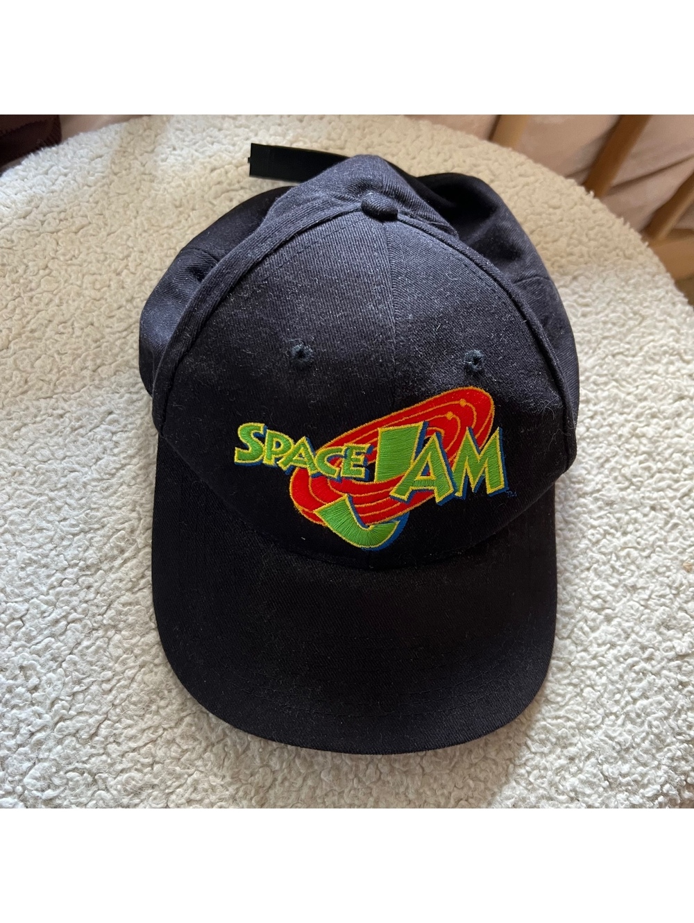 Space Jam Vintage Black Adjustable Hat